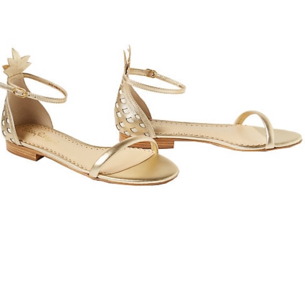 Lilly Pulitzer Pineapple Laura sandals